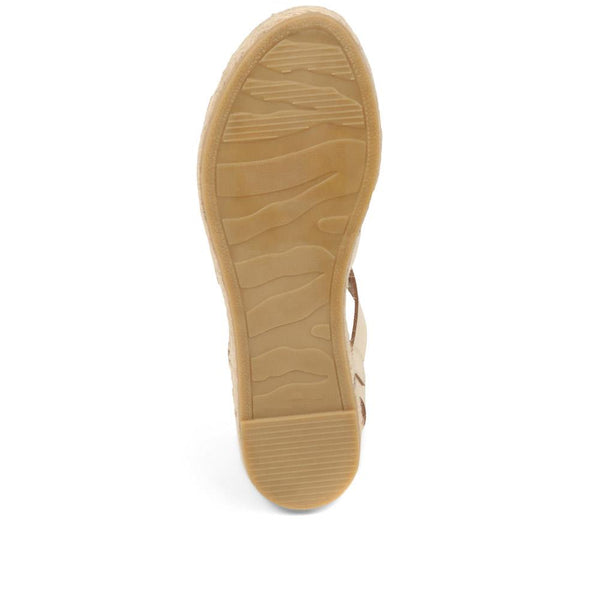 Jones Bootmaker Outlet Belisa Gladiator Flatform Sandals - Gold