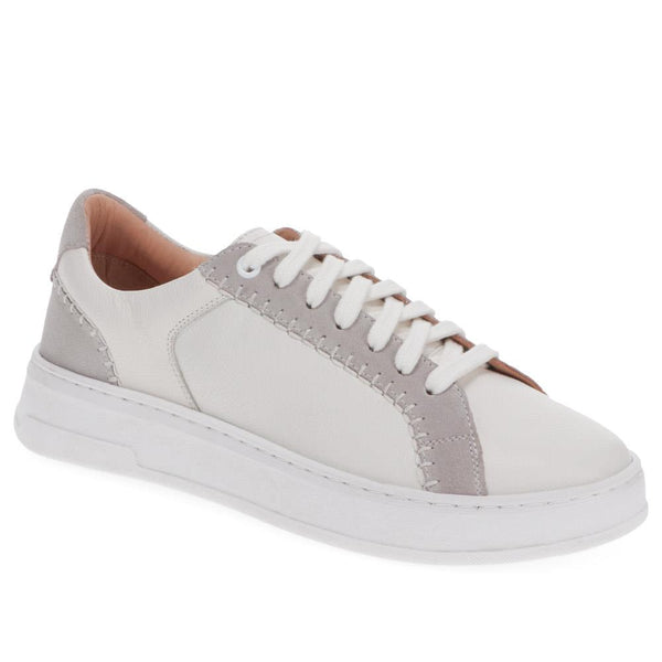 jones bootmaker Outlet Bergamot Leather Trainers - White