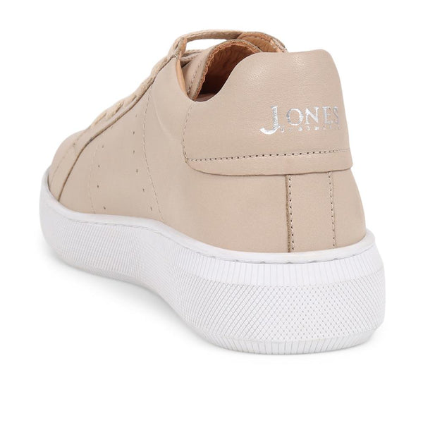 Jones Bootmaker Outlet Bernie Lace Up Trainer - Stone