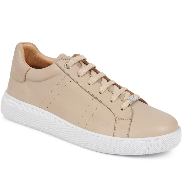 jones bootmaker Outlet Bernie Lace Up Trainer - Stone