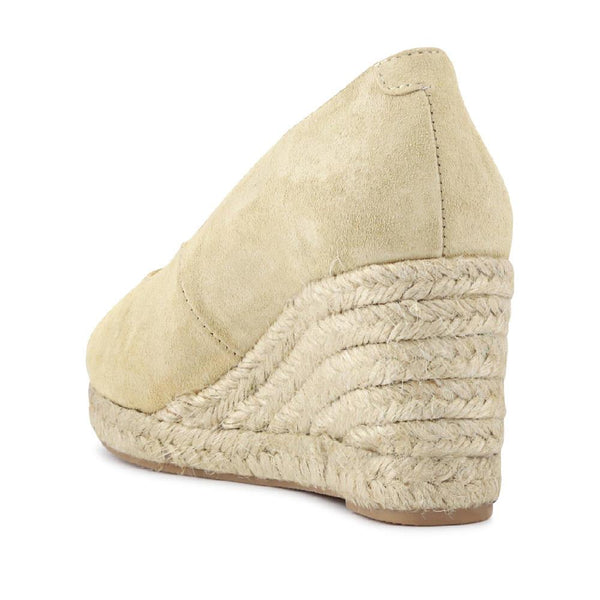 Jones Bootmaker Outlet Biaggia Tall Leather Espadrilles - Beige