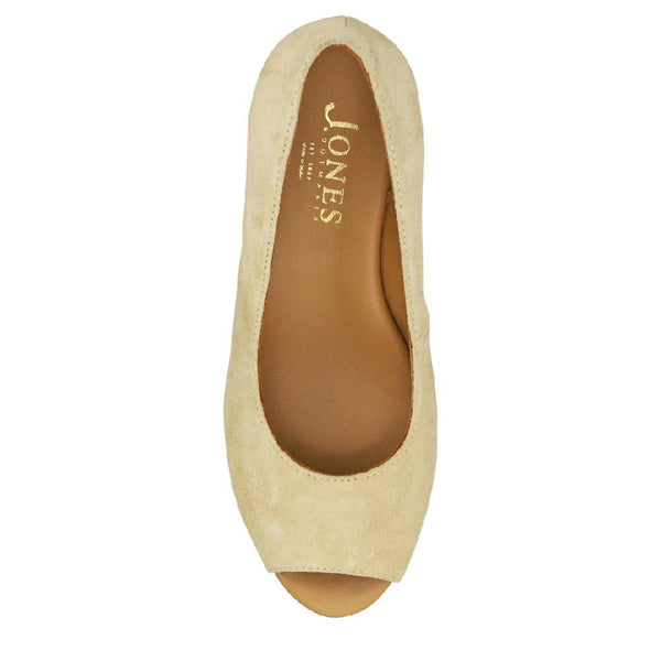 Jones Bootmaker Outlet Biaggia Tall Leather Espadrilles - Beige