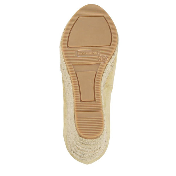 Jones Bootmaker Outlet Biaggia Tall Leather Espadrilles - Beige