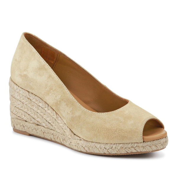 jones bootmaker Outlet Biaggia Tall Leather Espadrilles - Beige