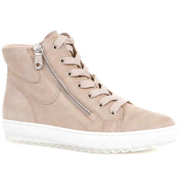 jones bootmaker Outlet Bulner Suede High-Top Trainers - Sand Suede