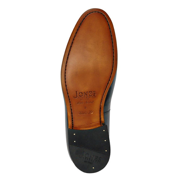 Jones Bootmaker Outlet Callington Smart Leather Buckle Shoes - Navy