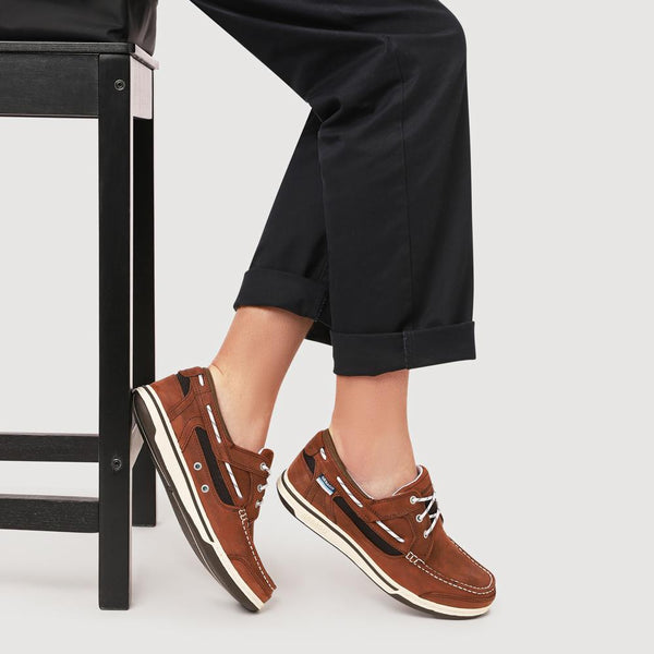 jones bootmaker Outlet Chunky-Soled Leather Moccasins - Dark Brown