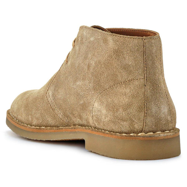 Jones Bootmaker Outlet Desert1 Leather Chukka Boots - Sand Suede