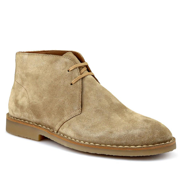 jones bootmaker Outlet Desert1 Leather Chukka Boots - Sand Suede