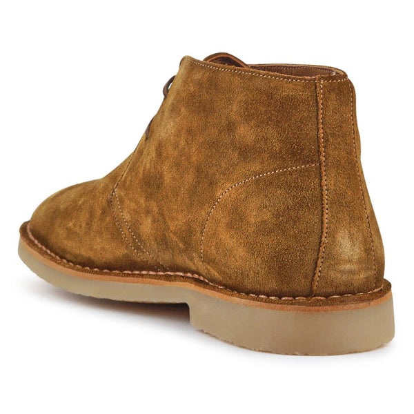 Jones Bootmaker Outlet Desert1 Leather Chukka Boots - Tan Suede