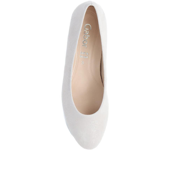 Jones Bootmaker Outlet Develop Heeled Leather Shoes - Sand