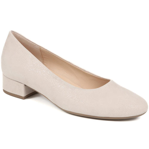 jones bootmaker Outlet Develop Heeled Leather Shoes - Sand