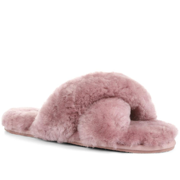 jones bootmaker Outlet Dory Sheepskin Slippers - Dusky Pink