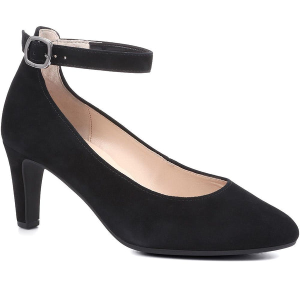 jones bootmaker Outlet Effie Buckle Heeled Court Shoes - Black