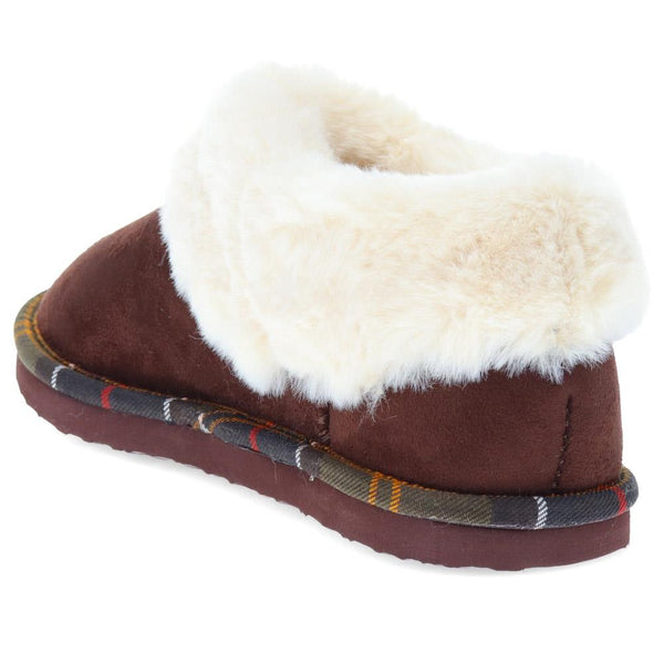 Jones Bootmaker Outlet Eloise Slipper Boots - Chocolate