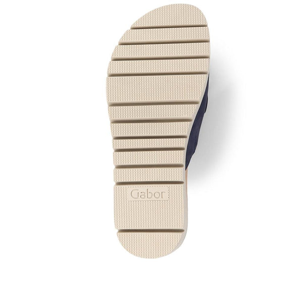 Jones Bootmaker Outlet Erica Embellished Leather Mule Sandals - Blue