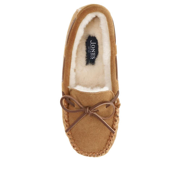 Jones Bootmaker Outlet Ferne Full Slippers - Chestnut