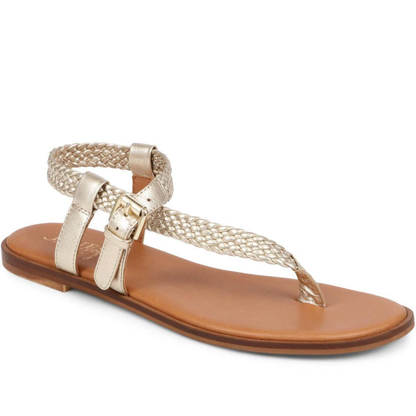 jones bootmaker Outlet Gabrielah Toe-Post Sandals - Gold