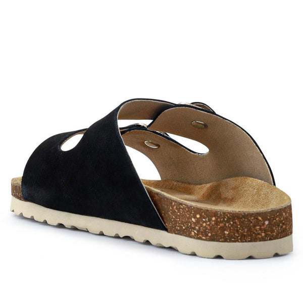 Jones Bootmaker Outlet Gabryela Leather Mule Sandals - Black