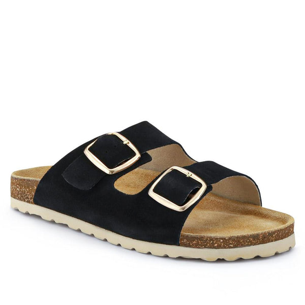 jones bootmaker Outlet Gabryela Leather Mule Sandals - Black