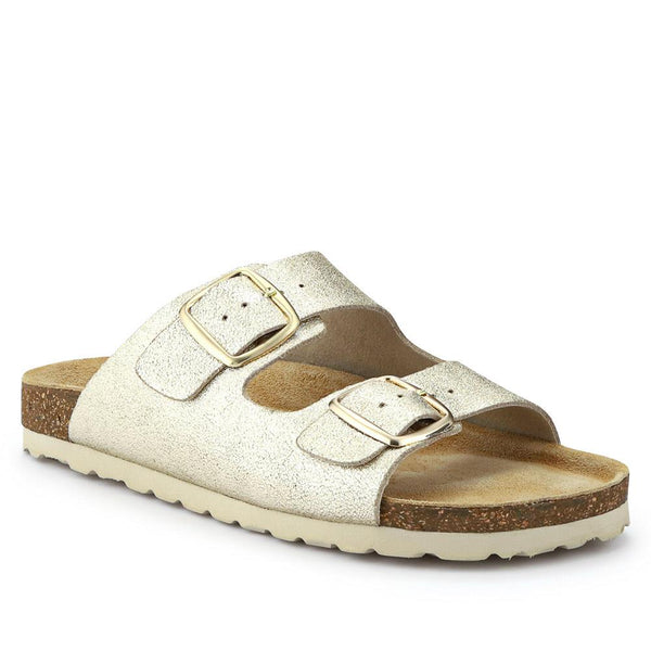 jones bootmaker Outlet Gabryela Leather Mule Sandals - Gold