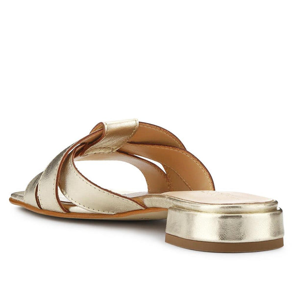 Jones Bootmaker Outlet Genesis Smart Leather Mules - Metallic