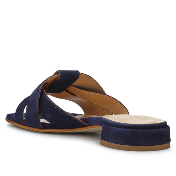 Jones Bootmaker Outlet Genesis Smart Leather Mules - Navy