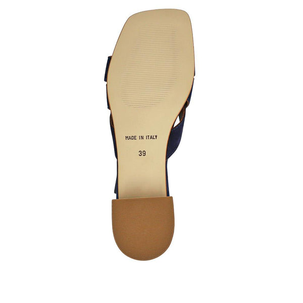Jones Bootmaker Outlet Genesis Smart Leather Mules - Navy