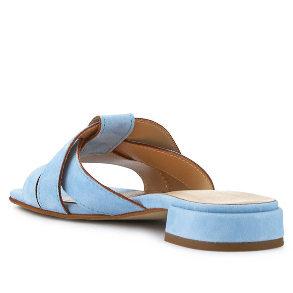 Jones Bootmaker Outlet Genesis Smart Leather Mules - Pale Blue