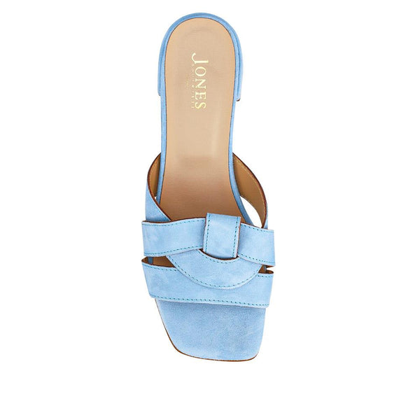 Jones Bootmaker Outlet Genesis Smart Leather Mules - Pale Blue