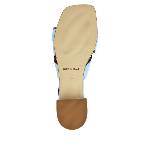 Jones Bootmaker Outlet Genesis Smart Leather Mules - Pale Blue