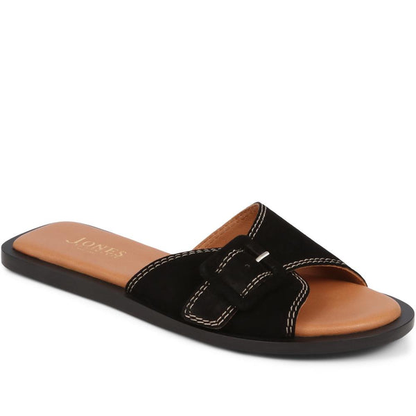 jones bootmaker Outlet Georgette Leather Mules - Black