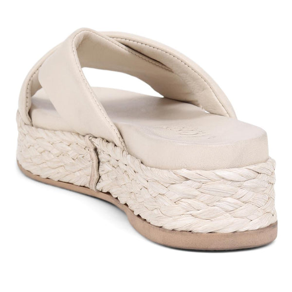 Jones Bootmaker Outlet Glacier Leather Platform Sandals - Off White