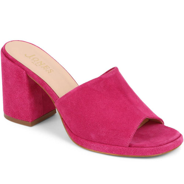 jones bootmaker Outlet Gracey Heeled Mule Sandals - Pink