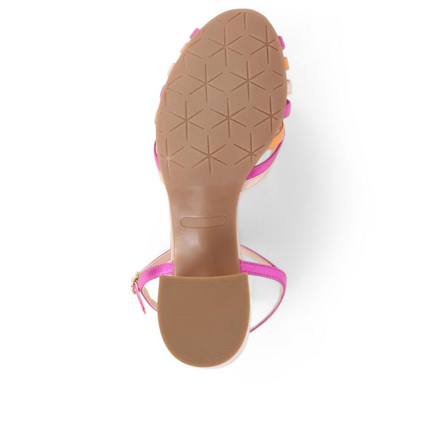 Jones Bootmaker Outlet Gretta Heeled Sandals - Pink Multi