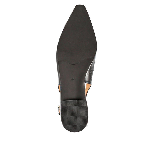 Jones Bootmaker Outlet Harlequin Leather Slingback Pumps - Black