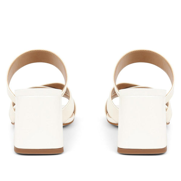 Jones Bootmaker Outlet Harrietta Mule Sandals - White