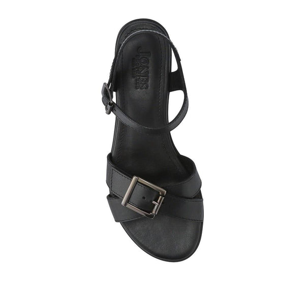 Jones Bootmaker Outlet Hythe Smart Leather Sandals - Black