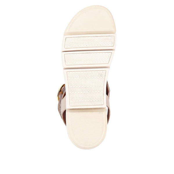 Jones Bootmaker Outlet Ilaria Casual Leather Sandals - Taupe