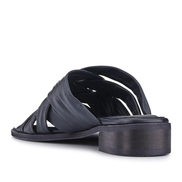 Jones Bootmaker Outlet Imalda Smart Leather Mules - Navy