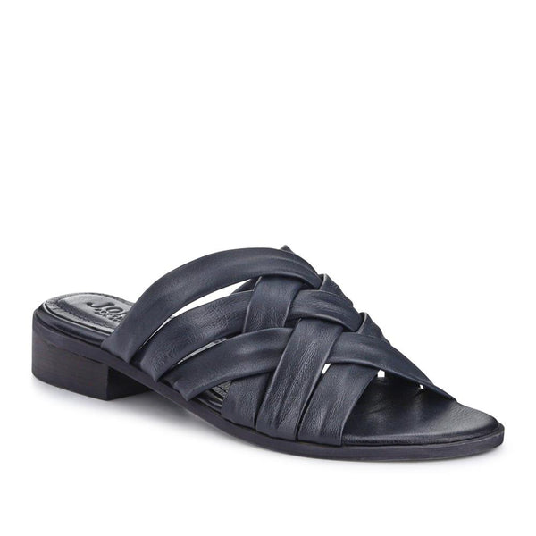 jones bootmaker Outlet Imalda Smart Leather Mules - Navy