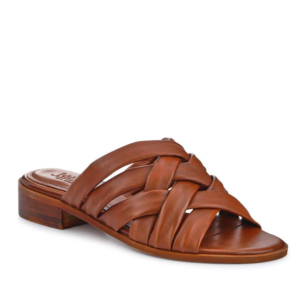 jones bootmaker Outlet Imalda Smart Leather Mules - Tan