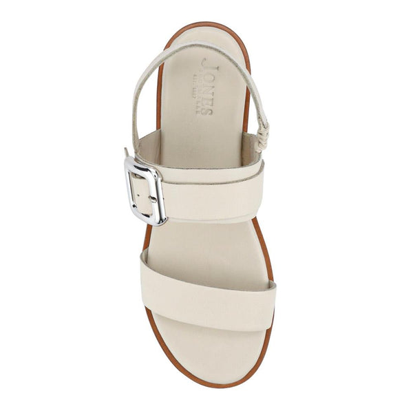 Jones Bootmaker Outlet Iyla Leather Sandals - Off White