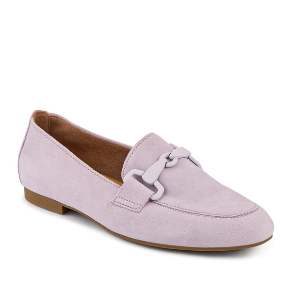 jones bootmaker Outlet Jangle Gabor Suede Buckle Loafers - Lilac