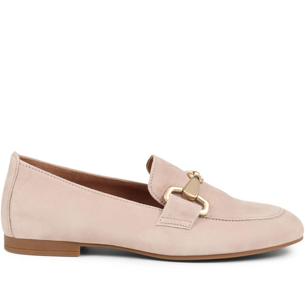 Jones Bootmaker Outlet Jangle Gabor Suede Buckle Loafers - Sand