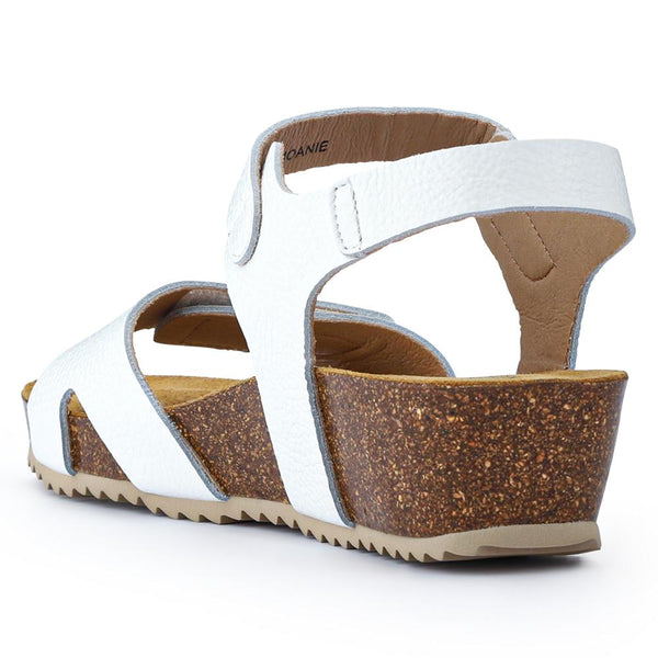 Jones Bootmaker Outlet Joanie Leather Sandals - White