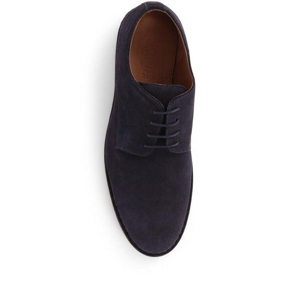 Jones Bootmaker Outlet Kaspar Lace-Up Shoes - Navy Suede