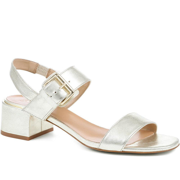 jones bootmaker Outlet Kassidy Single Strap Heels - Gold