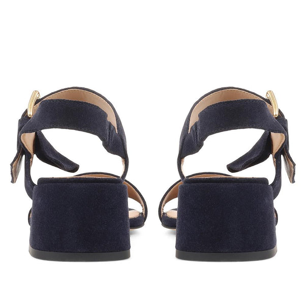 Jones Bootmaker Outlet Kassidy Single Strap Heels - Navy