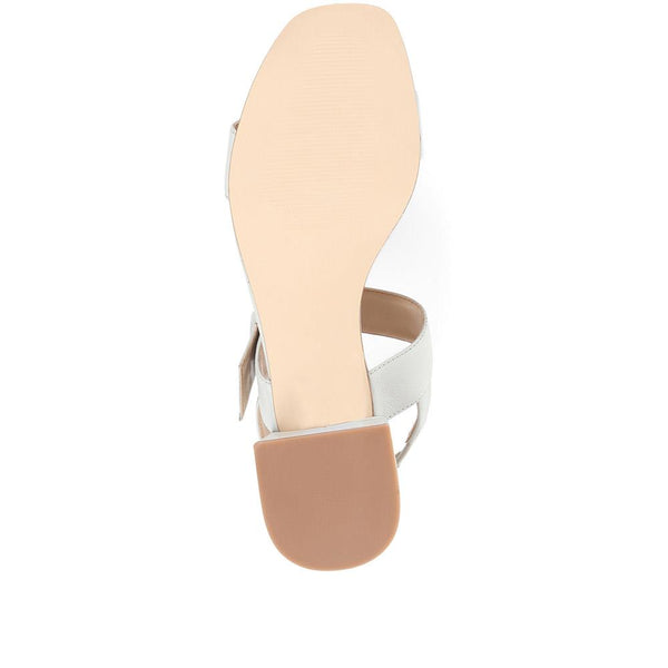 Jones Bootmaker Outlet Kassidy Single Strap Heels - Off White